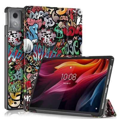 Dėklas, skirtas Funda Lenovo Tab K11 Plus 11,45" tb352fu Smart Cover Trifold apsauginis odos odinis planšetinis kompiuteris, skirtas Lenovo K11 Plus dėklui
