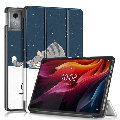 Dėklas, skirtas Funda Lenovo Tab K11 Plus 11,45" tb352fu Smart Cover Trifold apsauginis odos odinis planšetinis kompiuteris, skirtas Lenovo K11 Plus dėklui