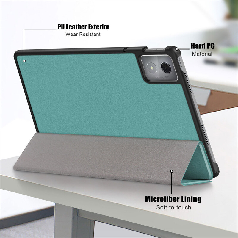 Dėklas, skirtas Funda Lenovo Tab K11 Plus 11,45" tb352fu Smart Cover Trifold apsauginis odos odinis planšetinis kompiuteris, skirtas Lenovo K11 Plus dėklui