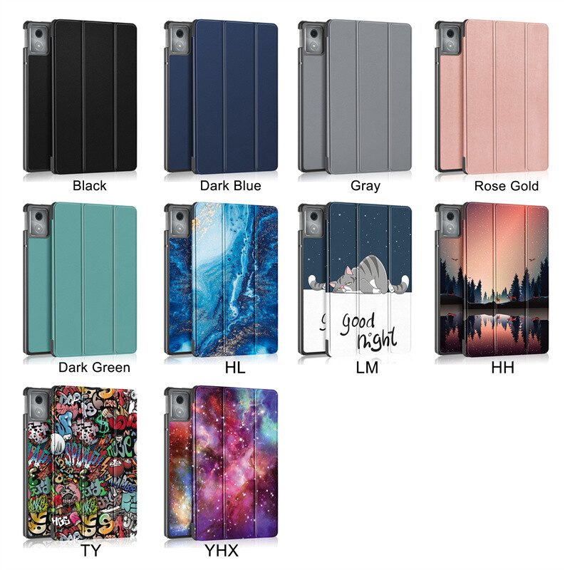 Dėklas, skirtas Funda Lenovo Tab K11 Plus 11,45" tb352fu Smart Cover Trifold apsauginis odos odinis planšetinis kompiuteris, skirtas Lenovo K11 Plus dėklui