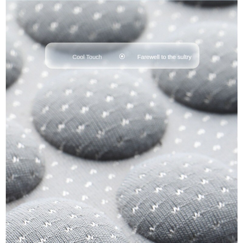 Hűvös selyem autósülés párna friss és lélegző autós üléshuzat kötés nélküli autós első üléshuzattal