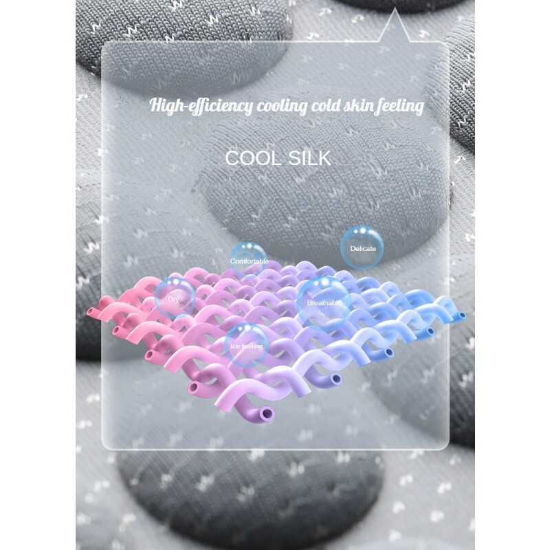 Hűvös selyem autósülés párna friss és lélegző autós üléshuzat kötés nélküli autós első üléshuzattal