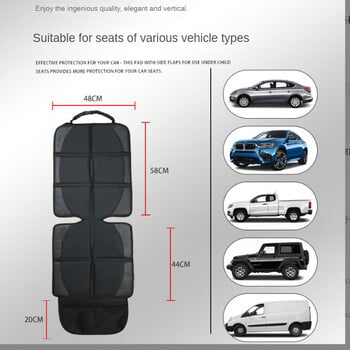 Калъф за столче за кола Протектор за дете Универсална безопасност Подложка за задна седалка ISOFIX Защитна подложка Детско бебешко одеяло Възглавница Аксесоари