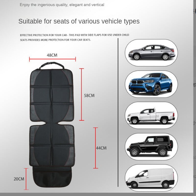 Chránič autosedačky pre dieťa Univerzálna bezpečnostná podložka na zadné sedadlo Ochranná podložka ISOFIX Detská deka pre bábätká Príslušenstvo k vankúšom