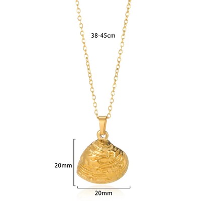 Prívesok s mušľou a hviezdicou, náhrdelník s hviezdou, pre ženy, módna perla, zlatá farba, retiazka, choker, šperky, roztomilý, romantický, denný darček
