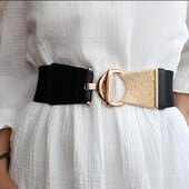 Női elasztikus széles övek, rugalmas deréköv, ruhákhoz való derékpánt, pulóver nadrágok és kabát