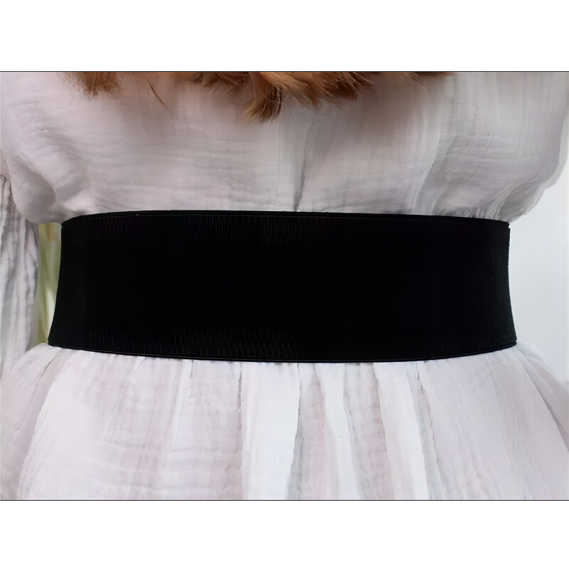 Női elasztikus széles övek, rugalmas deréköv, ruhákhoz való derékpánt, pulóver nadrágok és kabát