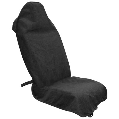 1db autósülés huzat Univerzális automatikus légáteresztő párna vízálló törölközőszövet autósülés védő állítható elasztikus pánttal