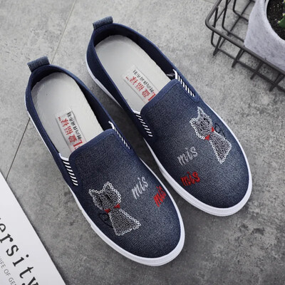 Cresfimix, pantofi albi, albi, pantofi casual pentru femei, pantofi clasici din pânză, negru, pantofi pentru femei a5241c