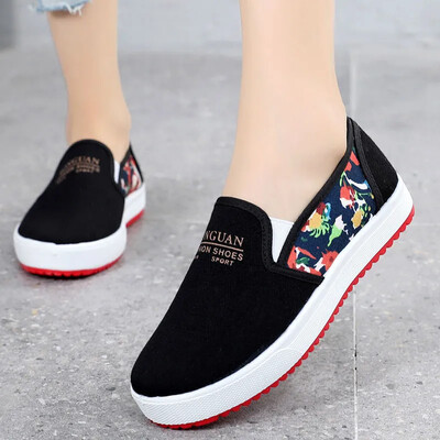 Cresfimix, pantofi albi, albi, pantofi casual pentru femei, pantofi clasici din pânză, negru, pantofi pentru femei a5241c