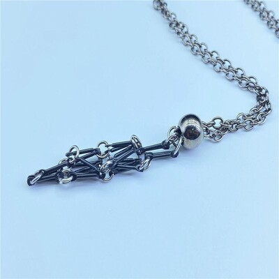 Novi dizajn Crystal Holder Cage Ogrlica Izmjenjivi kameni držač Cage Ogrlica Lanac za žene Muškarci Ogrlica Dodaci Poklon