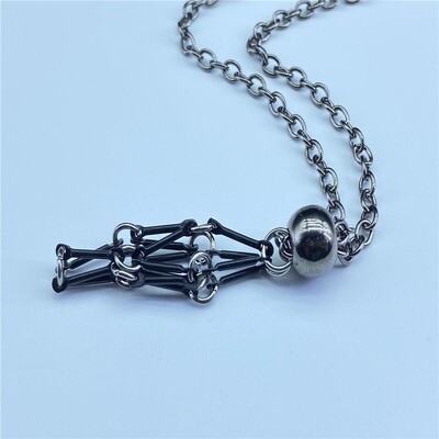 Novi dizajn Crystal Holder Cage Ogrlica Izmjenjivi kameni držač Cage Ogrlica Lanac za žene Muškarci Ogrlica Dodaci Poklon