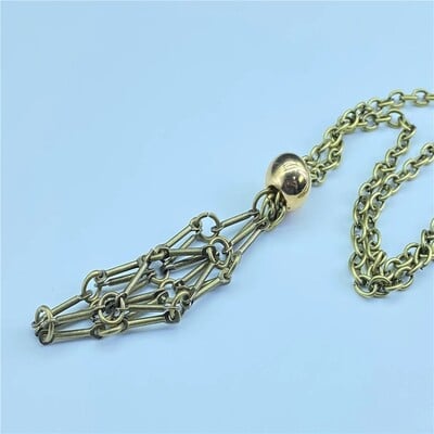 Novi dizajn Crystal Holder Cage Ogrlica Izmjenjivi kameni držač Cage Ogrlica Lanac za žene Muškarci Ogrlica Dodaci Poklon