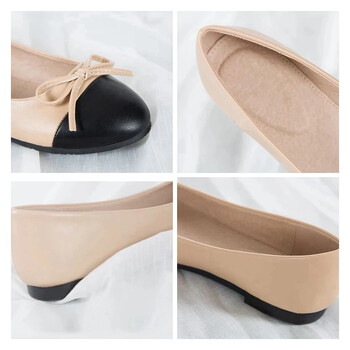 TIMETANGB Big Size42 Ballet Flats Παπούτσια Γυναικεία Slip On Μαλακά Γυναικεία Παπούτσια εργασίας Μπαλαρίνας Μαύρα μπεζ casual Παπούτσια chaussure zapatillas