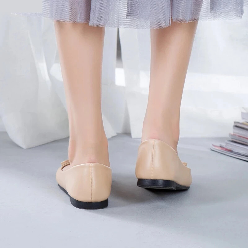 TIMETANGVeľká veľkosť 42Baletné topánky Dámske nazúvacie mäkké balerínky Dámske pracovné topánky Čierna béžová ležérna obuv chaussure zapatillas