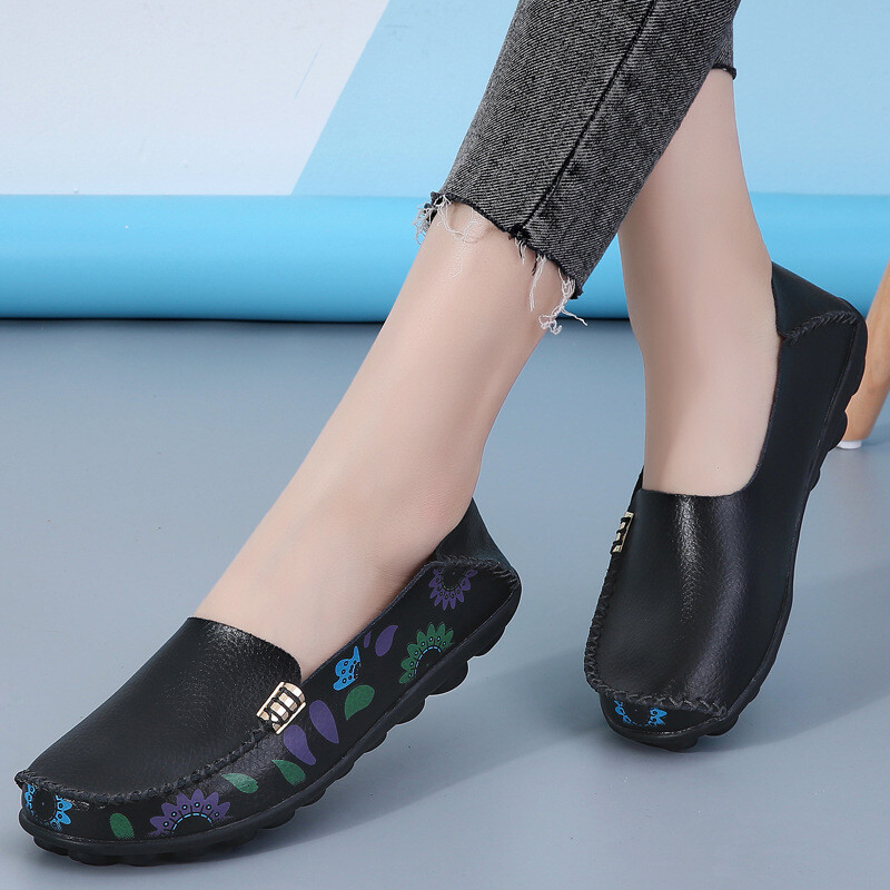 Mocasini noi 2024, pantofi pentru femei, mocasini de primăvară din piele pentru femei, pantofi casual pentru femei, pantofi pentru femei, marimea mare 35-46