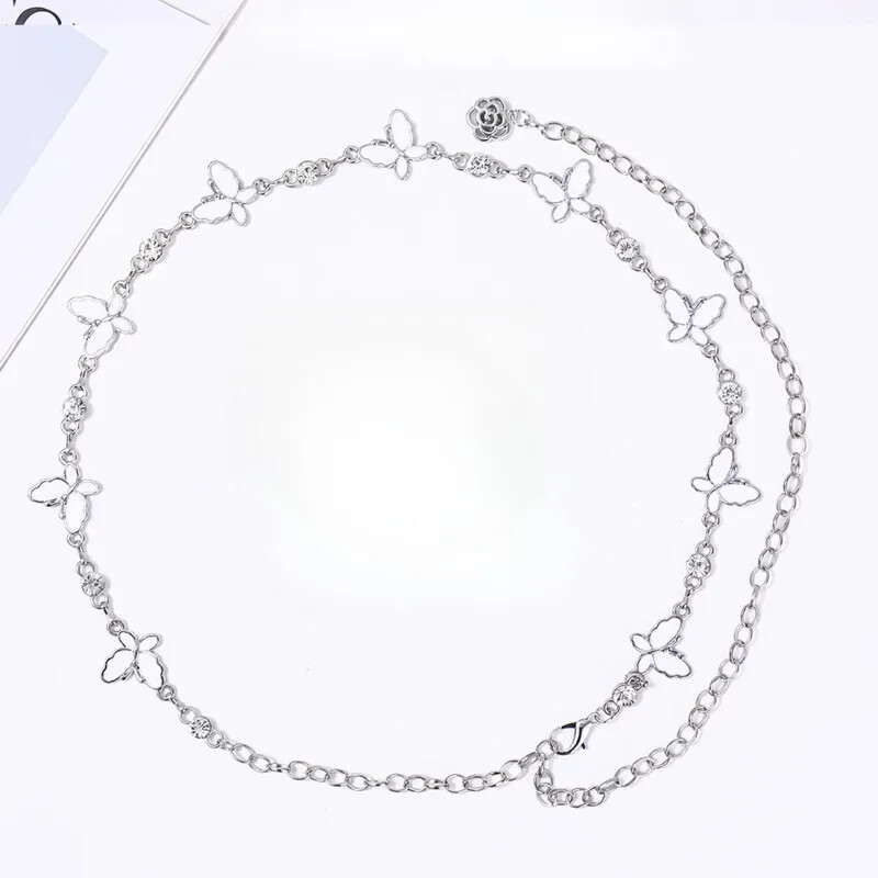 Modni elegantni pojasevi Ženski metalni pojasevi s lančićima oko struka Zlatni okrugli nepravilni dijamantni biserni lančići za tijelo Pojasevi za dodatke