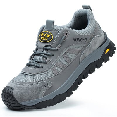 Munkacipők Férfi Elpusztíthatatlan Cipők Munkavédelmi cipők Műanyag orrvédővel Szúrásálló munkacipő Védő munkacipő