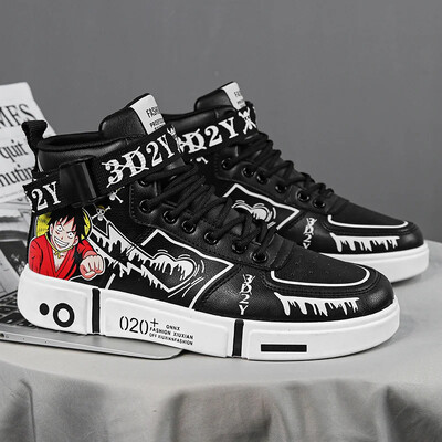 Modne bijele cipele za skateboard Muške ležerne tenisice Jesen 2024. Visoke dizajnerske anime tenisice Cipele Ženske zapatillas de hombre