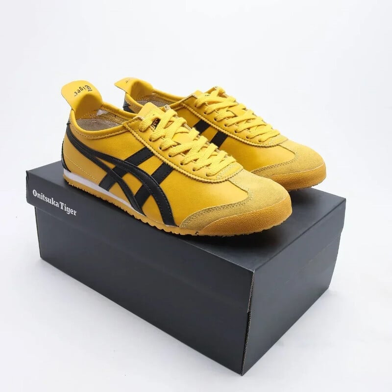 Klasszikus eredeti Asics Onitsuka Tiger MEXICO 66 cipőfűzővel Cipők Párna Asics Női Férfi Sneaker Légáteresztő lapos Cipők
