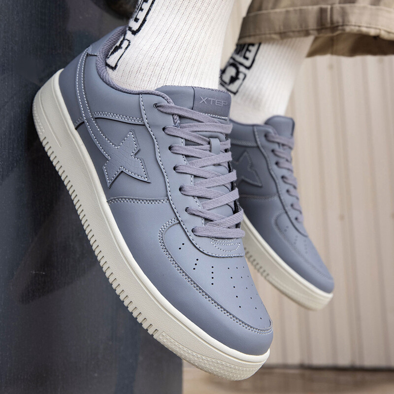 Xtep muške cipele za skejtbording Neklizajuće ležerne bijele tenisice za par, muške ženske cipele luksuznih marki 881219319851