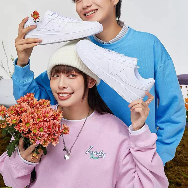 Xtep muške cipele za skejtbording Neklizajuće ležerne bijele tenisice za par, muške ženske cipele luksuznih marki 881219319851