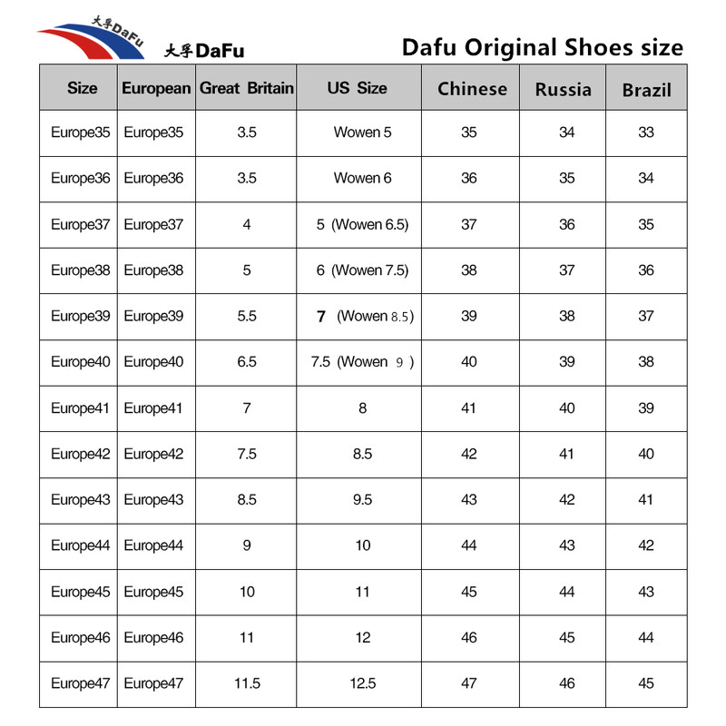 Dafu Original All White Shoes Klasszikus stílusú Harcművészet Férfi Női Cipők