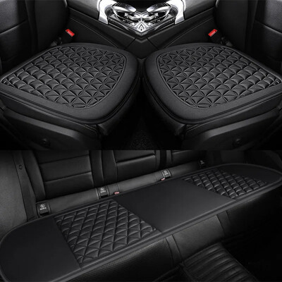 Husă pentru scaun auto din material textil respirabil 3D, triunghiular, concav, convex, pentru masaj, pernă generală pentru scaun auto cu pernă pentru spătar