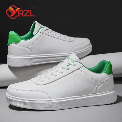 YRZL White Shoes Vyriški pora Laisvalaikio riedlenčių batai Patogūs sportbačiai Lengvi vaikščiojimo moteriški teniso batai plius dydžio 36-46