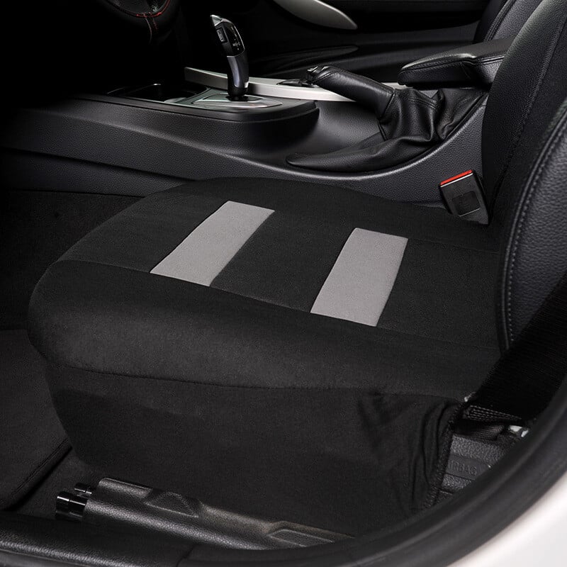 Automobilio sėdynės užvalkalas, kvėpuojantis, plaunamas dryžuotas sėdynės apsauga, 2 atskiri galvos atramų užvalkalai ir 2 priekinių sėdynių užvalkalai, universalūs