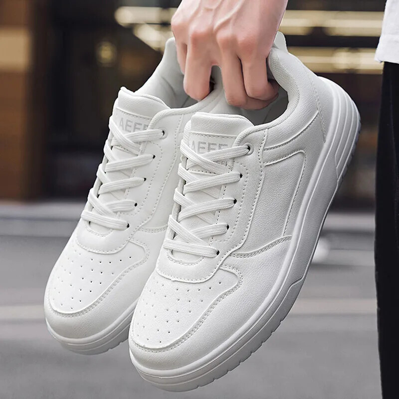 Noi pantofi albi pentru bărbați, ușoare, respirabili, pantofi de alergare, unisex, de înaltă calitate, pantofi de skateboard confortabili pentru bărbați