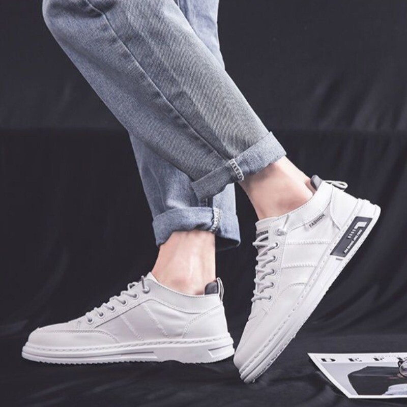 Casual παπούτσια για άντρες Λευκά παπούτσια για τρέξιμο Αθλητικά αθλητικά παπούτσια Επίπεδα Ασφάλεια Καλοκαίρι χαμηλή τιμή Προσφορές για μη δερμάτινα Μέγεθος Υψηλή ποιότητα