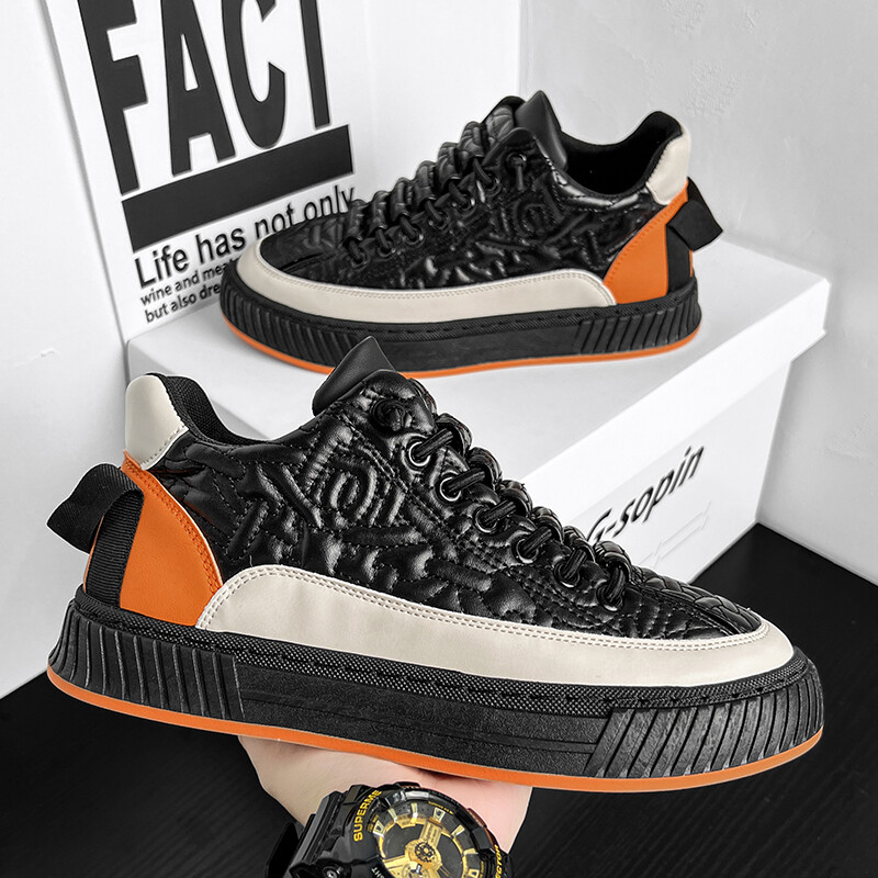 2022 pantofi ocazional pentru bărbați pantofi ușoare, respirabili, pantofi pentru bărbați, pantofi plat cu șireturi, alb, ocazional, pentru călătorii, Tenis masculin