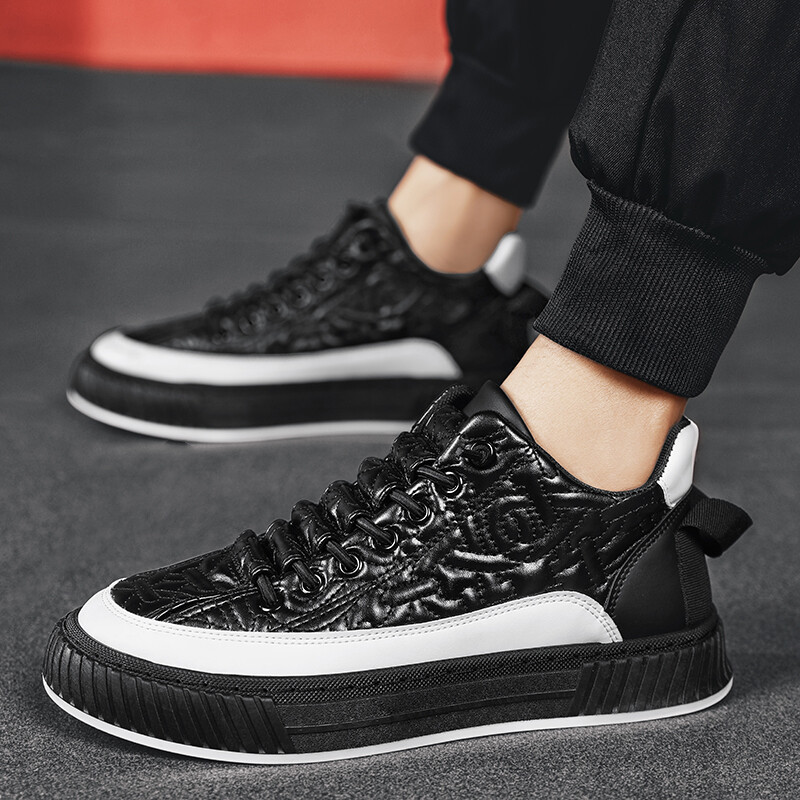 2022 pantofi ocazional pentru bărbați pantofi ușoare, respirabili, pantofi pentru bărbați, pantofi plat cu șireturi, alb, ocazional, pentru călătorii, Tenis masculin