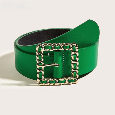 Cureaua de lux pentru dama cu catarama metalica, cureaua de dama la moda si rafinata, cureaua de dama ieftina este cel mai bun cadou pentru ea