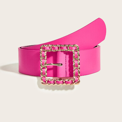 Cureaua de lux pentru dama cu catarama metalica, cureaua de dama la moda si rafinata, cureaua de dama ieftina este cel mai bun cadou pentru ea