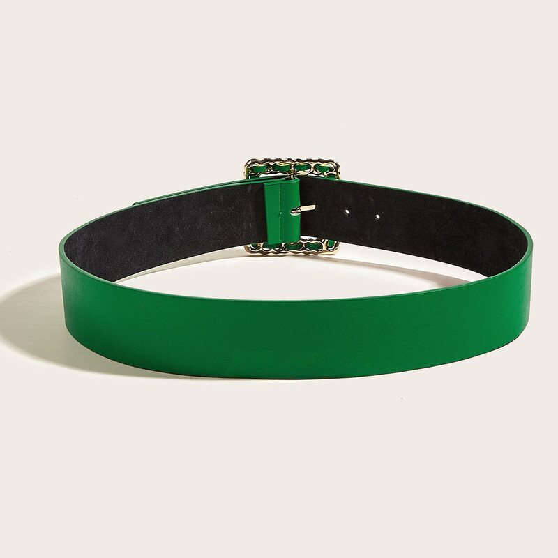 Cureaua de lux pentru dama cu catarama metalica, cureaua de dama la moda si rafinata, cureaua de dama ieftina este cel mai bun cadou pentru ea