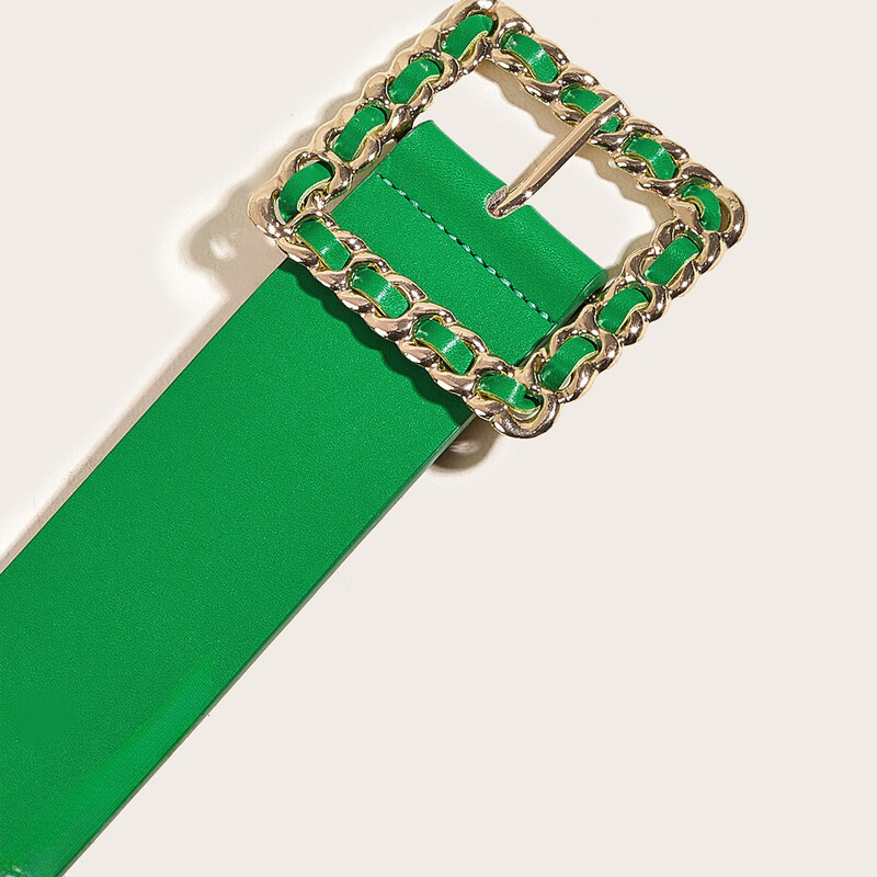 Cureaua de lux pentru dama cu catarama metalica, cureaua de dama la moda si rafinata, cureaua de dama ieftina este cel mai bun cadou pentru ea