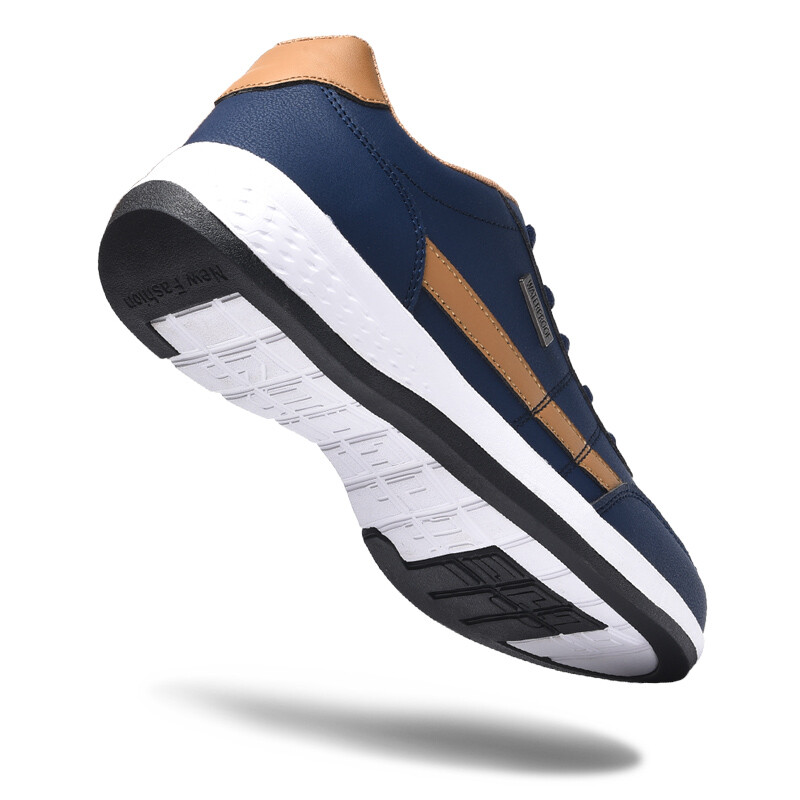 Madingi laisvalaikio batai Vyriški lauko teniso sportbačiai Lengvi, patogūs suvarstomi PU treniruokliai, mažesni nei įprasti vyrams