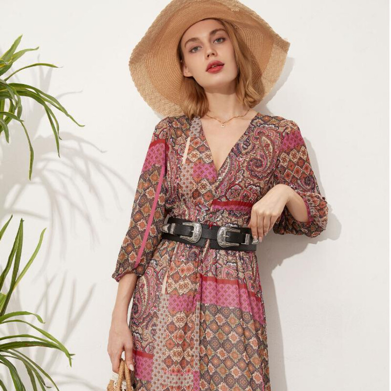 Cureaua elastica cu catarama dubla Curele cu talie larga pentru femei centura cu talie inalta