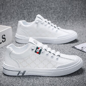 Bărbați, albi, pantofi vulcanizati, pantofi de aer liber, pentru bărbați, primăvară, toamnă, noua modă, pantofi sport pentru bărbați, pantofi ocazional, tenis, respirabil