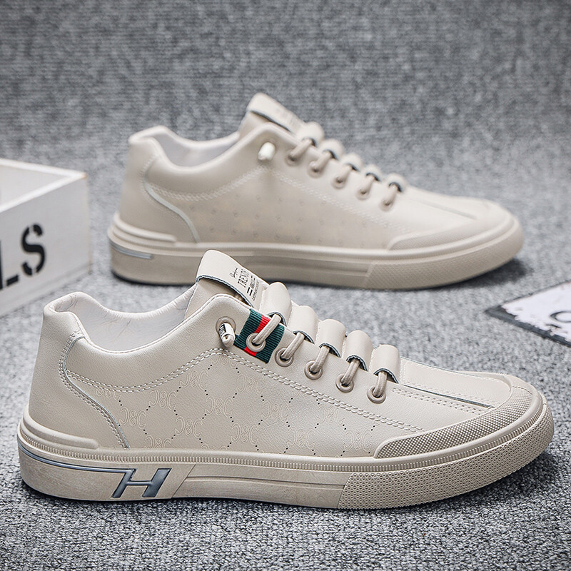 Bărbați, albi, pantofi vulcanizati, pantofi de aer liber, pentru bărbați, primăvară, toamnă, noua modă, pantofi sport pentru bărbați, pantofi ocazional, tenis, respirabil