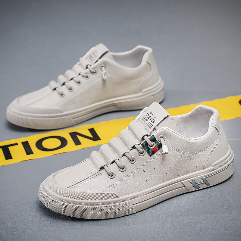 Bărbați, albi, pantofi vulcanizati, pantofi de aer liber, pentru bărbați, primăvară, toamnă, noua modă, pantofi sport pentru bărbați, pantofi ocazional, tenis, respirabil