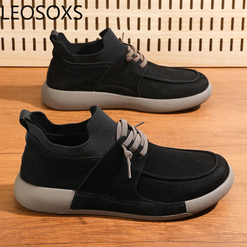 Férfi alkalmi tornacipő Férfi tornacipő Személyiség Férfi Sportcipők Kopásálló Könnyű Cool LEOSOXS Új stílusú férfi cipő Hot