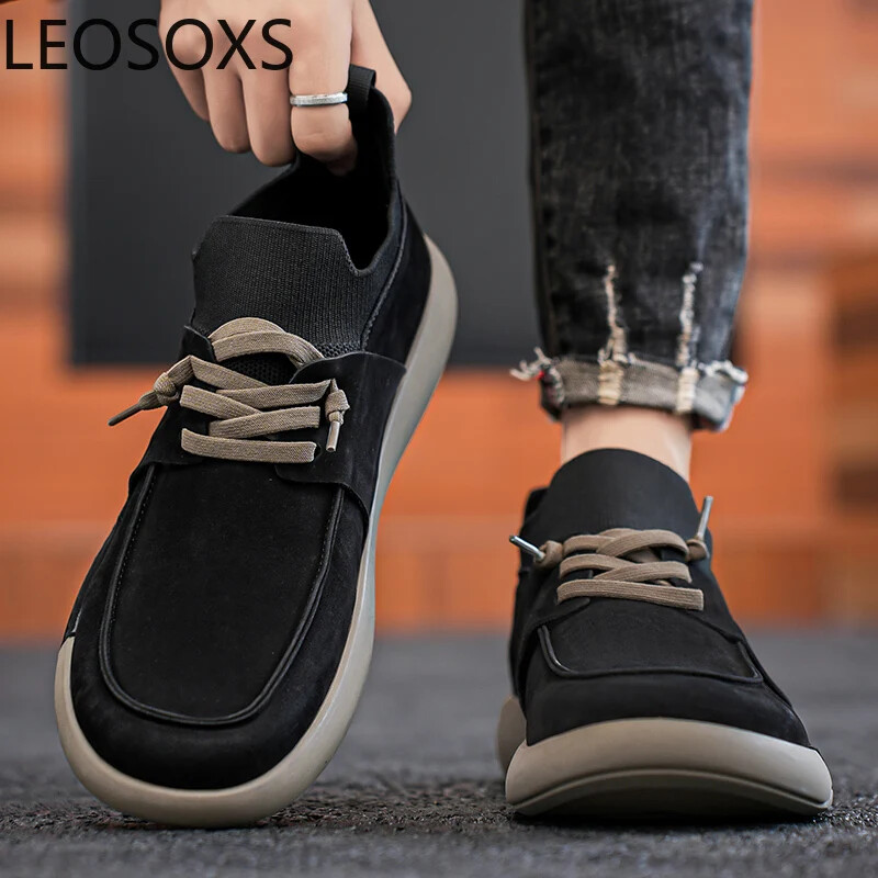 Férfi alkalmi tornacipő Férfi tornacipő Személyiség Férfi Sportcipők Kopásálló Könnyű Cool LEOSOXS Új stílusú férfi cipő Hot