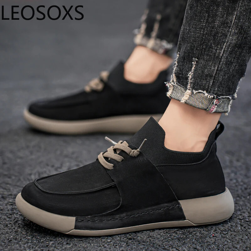 Férfi alkalmi tornacipő Férfi tornacipő Személyiség Férfi Sportcipők Kopásálló Könnyű Cool LEOSOXS Új stílusú férfi cipő Hot