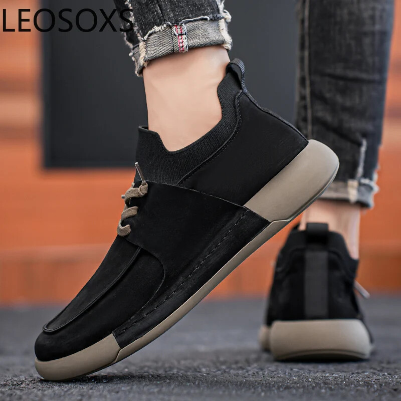 Férfi alkalmi tornacipő Férfi tornacipő Személyiség Férfi Sportcipők Kopásálló Könnyű Cool LEOSOXS Új stílusú férfi cipő Hot