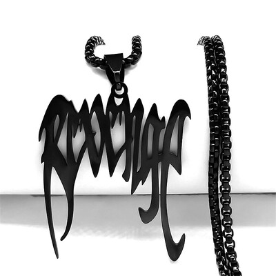 Punk Broken Ogrlica s šiljcima od nehrđajućeg čelika Žene/Muškarci Srebrne boje Privjesci Ogrlice Nakit collier lettre N3430S03