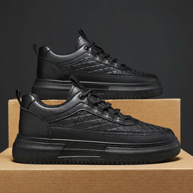 Fashion Platform Férfi Alkalmi tornacipők Kültéri fehér futócipők Lélegző férfi sportcipők Könnyű sétacipők Teniszcipők