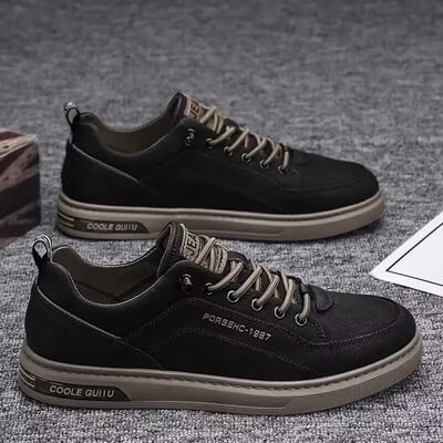 Pánske ležérne topánky priedušné biele tenisky módne šoférovanie turistické tenisky pre mužov skateboardové balerínky